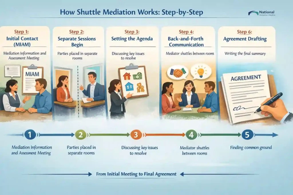 How Shuttle Mediation Works: Step-by-Step Poole