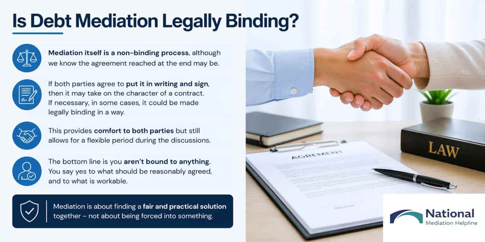 Is Debt Mediation Legally Binding Poole