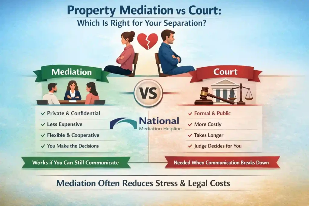Property Mediation vs Court: Which Is Right for Your Separation Poole?