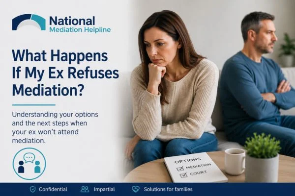 what if my ex refuses mediation Poole?